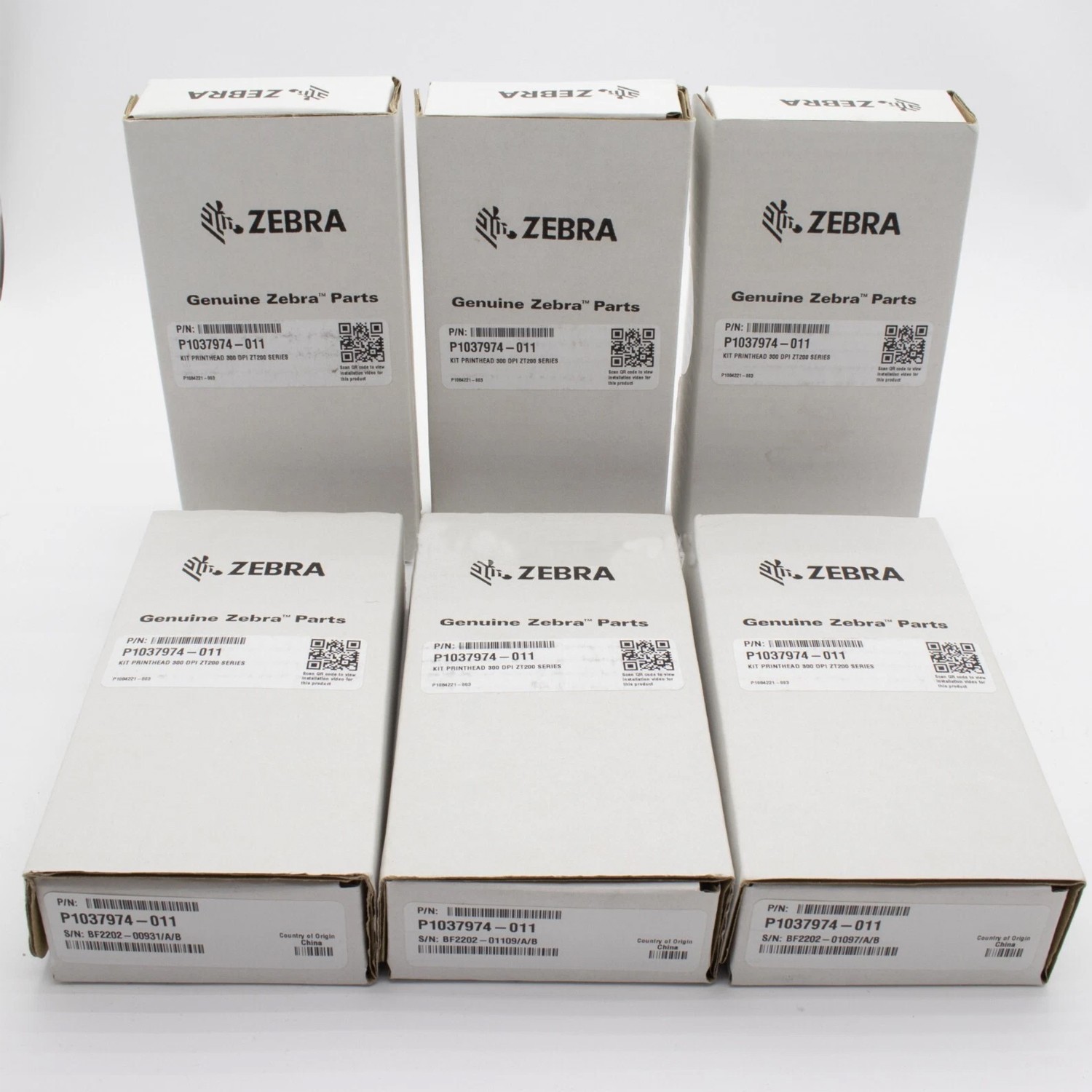 Genuine Zebra ZT200 ZT210 ZT220 ZT230 300dpi Printhead  - P1037974-011