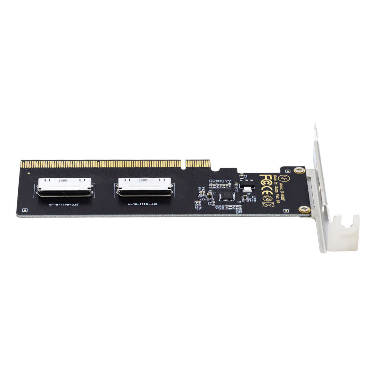 CY PCIE PCI-Express 16x to Dual Oculink SFF-8612 SFF-8611 8x VROC Adapter