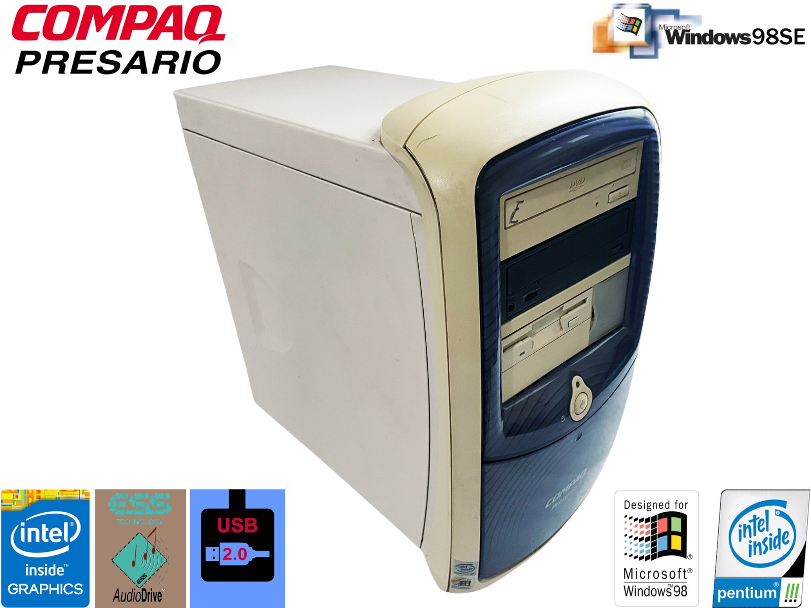 Compaq Presario 5000: Pentium® III @850 MHz, 45GB HD, 256MB Ram [Windows 98SE]