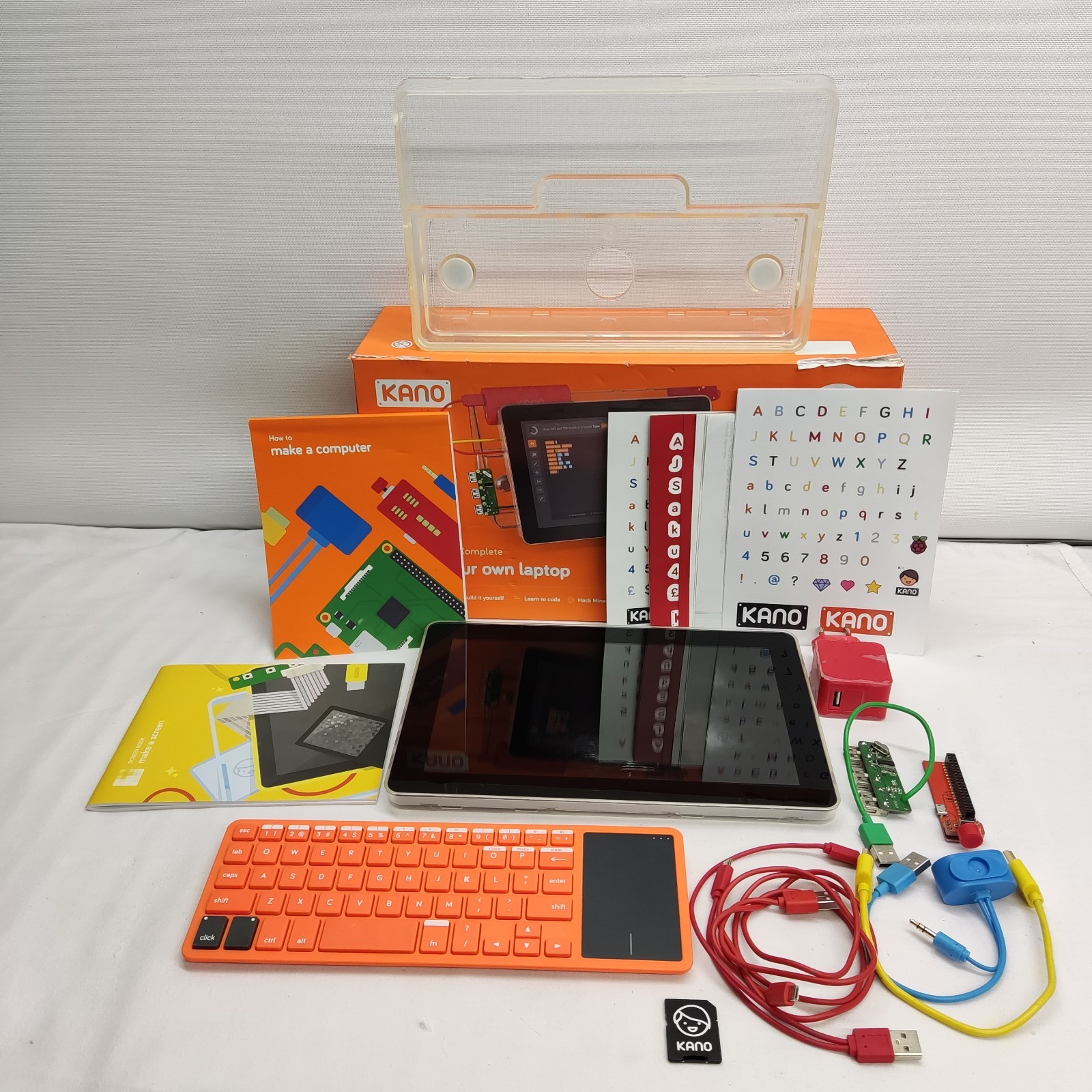 KANO COMPUTER KIT MAKE YOUR OWN LAPTOP KIDS DIY EDUCATIONAL KIT UNTESTED