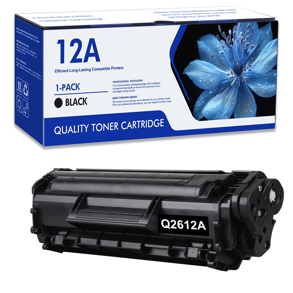 1 PACK Q2612A For HP 12A Toner Cartridge LaserJet 1020 1018 1022 3050 3020 3055