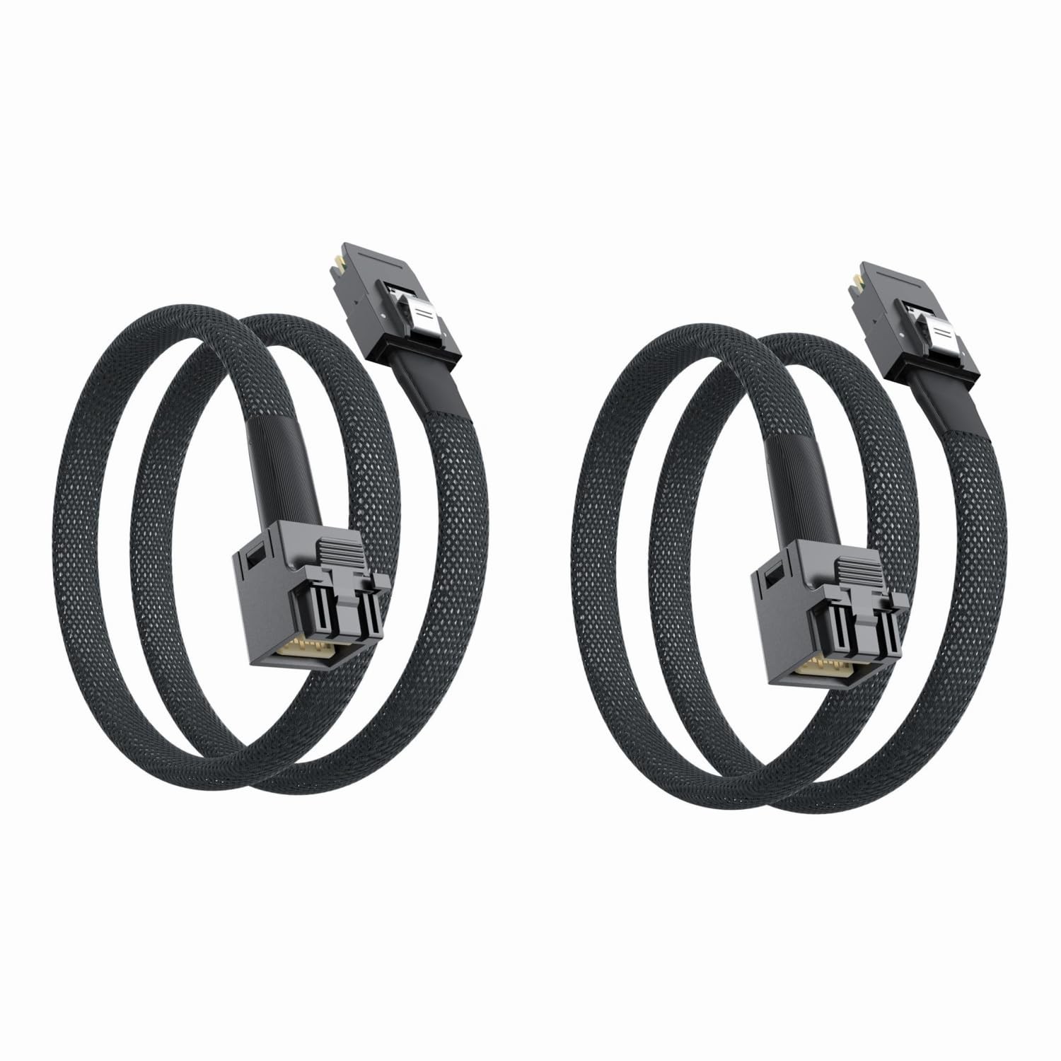 SFF8643 To SFF8087 Internal Mini SAS HD Cable 12Gbps 6Gbps 1m 3.28FT 2 PCS