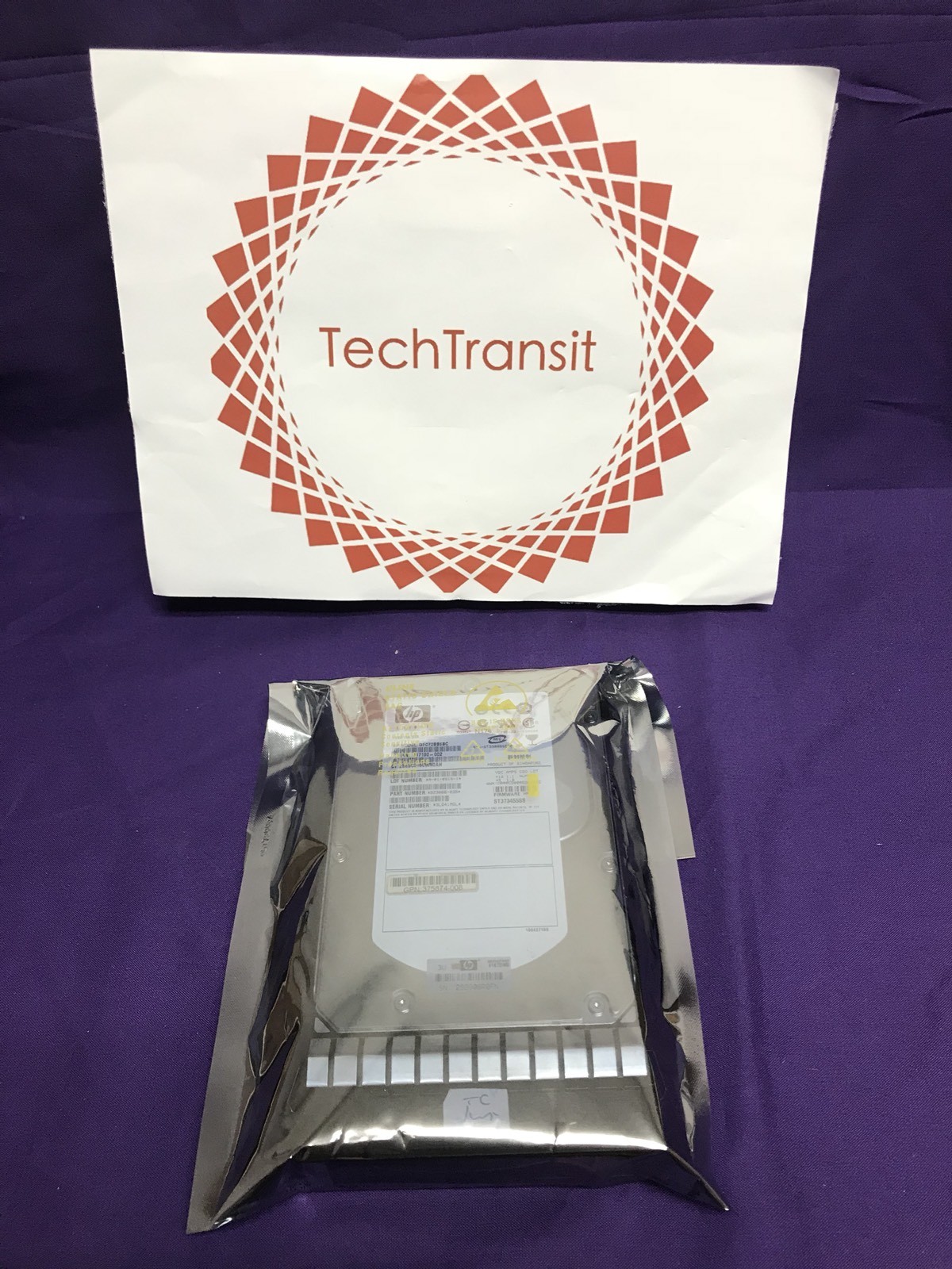 HP 417190-002 DF072BB6BC 72GB 15K 3.5" SAS Hard Drive 389343-001 384852-b21