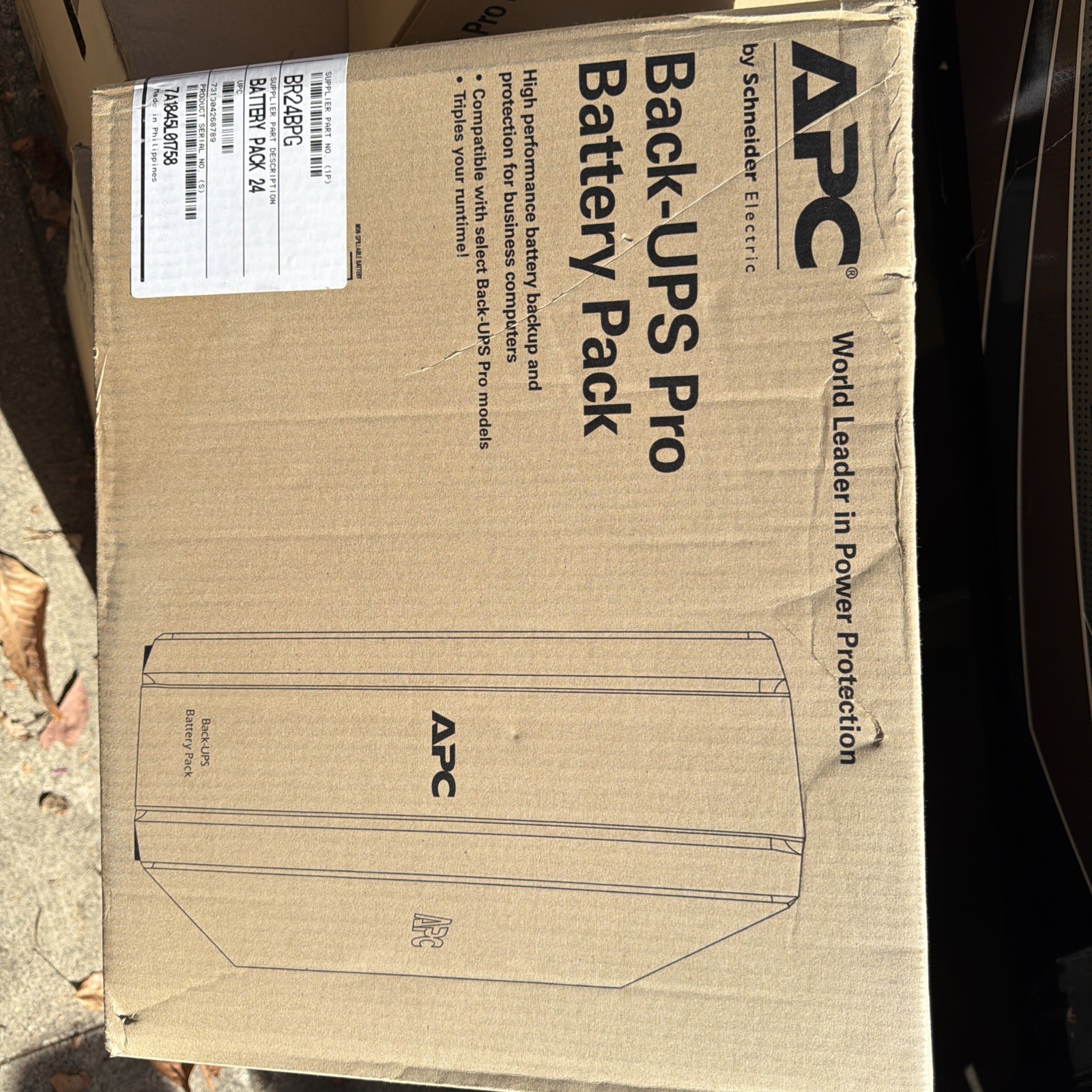 APC Back-UPS Pro Battery Pack BR24BPG 24V Backup