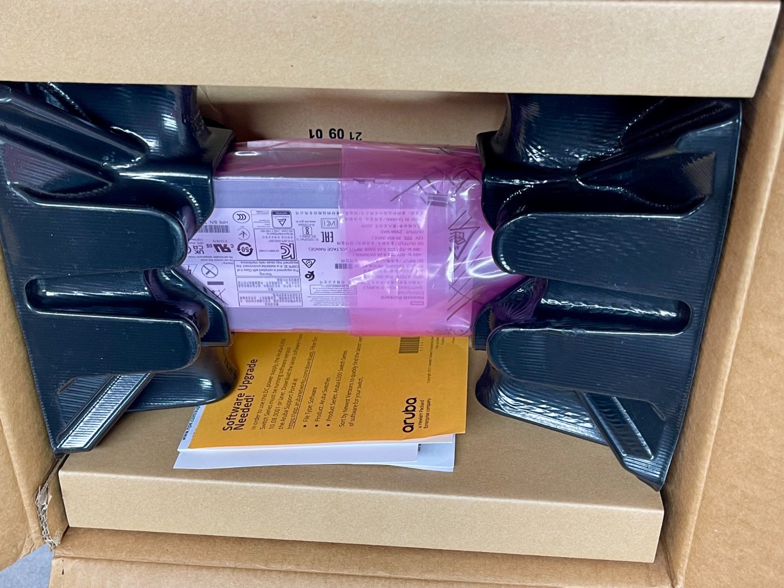 JL757A 250W HP Aruba PoE Power Supply For Aruba 6300M New Open