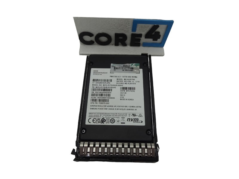 HP P26414-001 1.6TB NVME GEN4 HIGH PERFORMANCE MU SFF SCN - P22268-B21