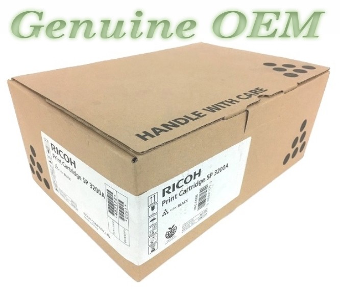 402888 Original OEM Ricoh Toner Cartridge, Black Genuine Sealed