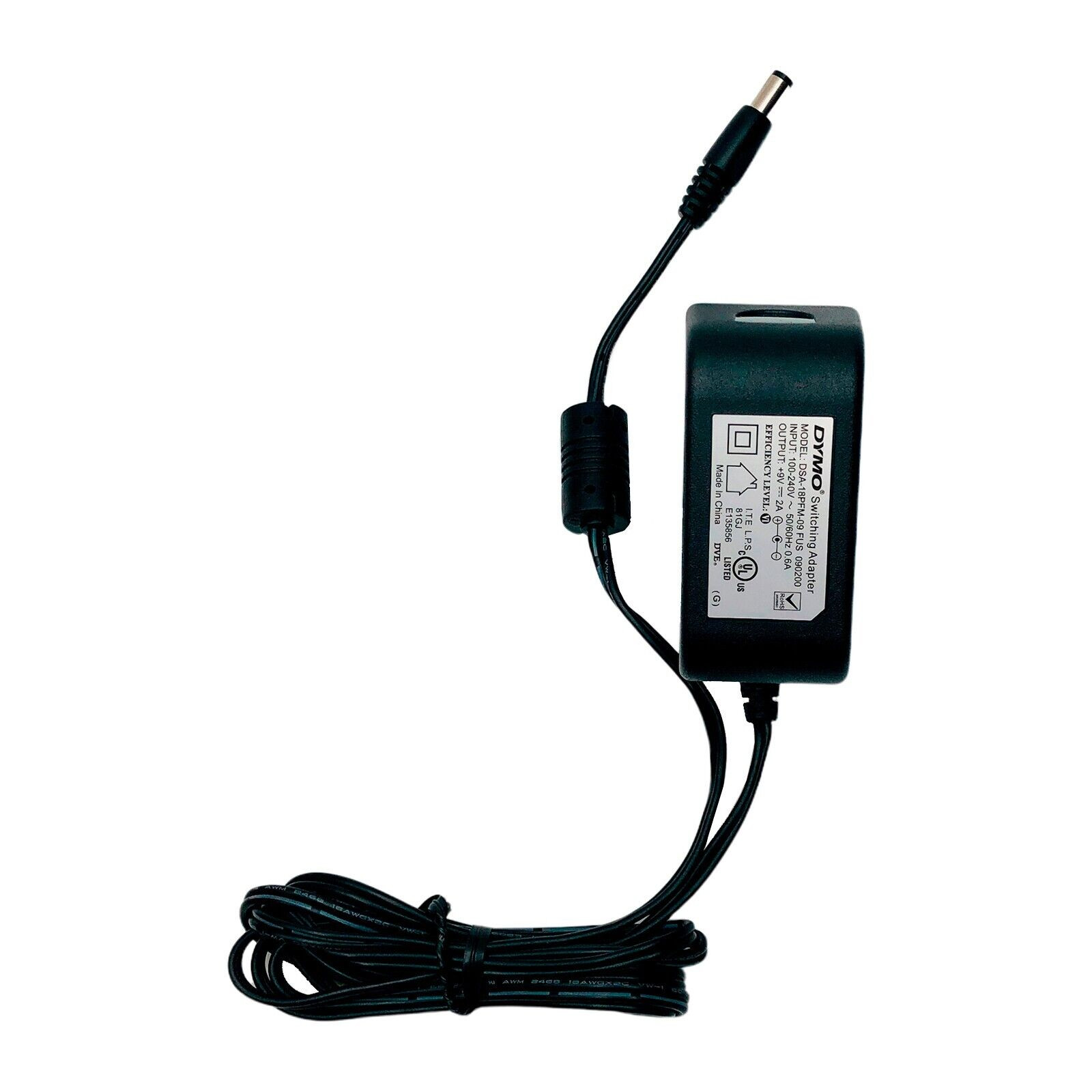 Original Dymo DSA-18PFM-09 Switching Power Adapter 9V 2A Charger For Rhino 4200