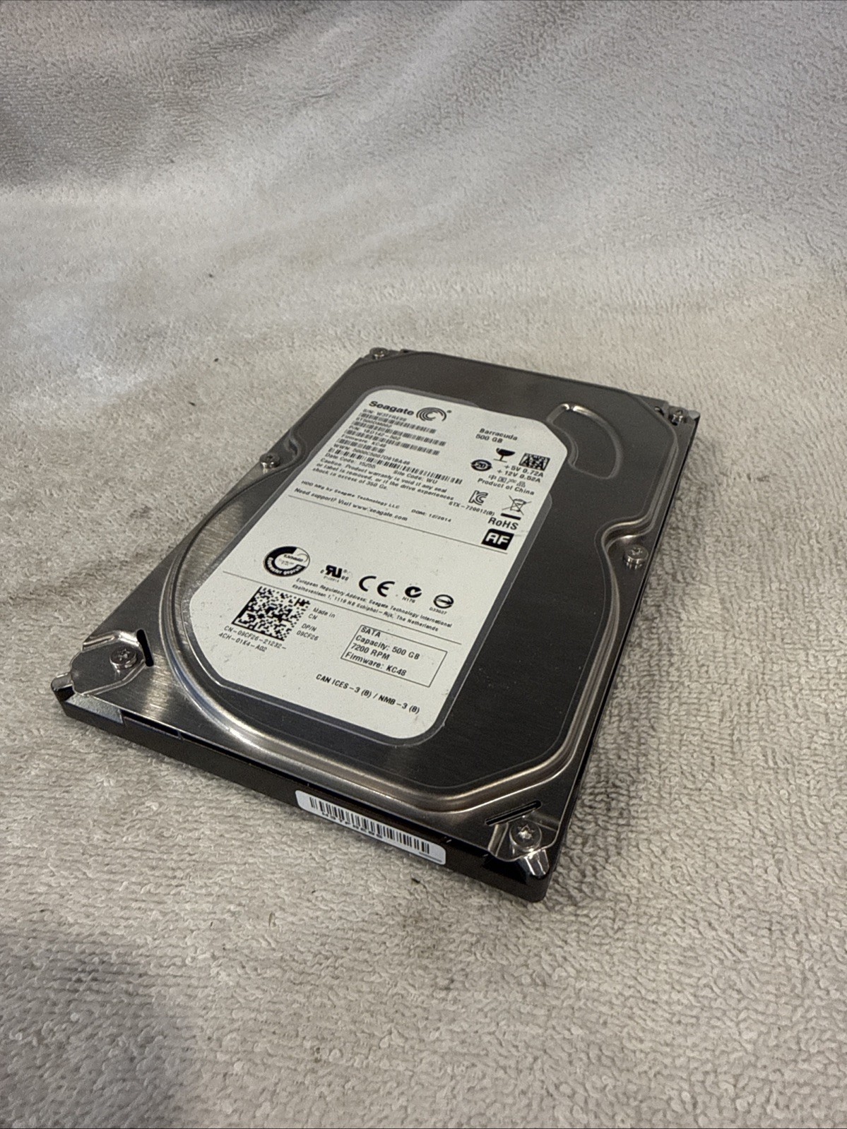 Used SEAGATE 500GB Hard Drive ST500DM002 1BD142-502 