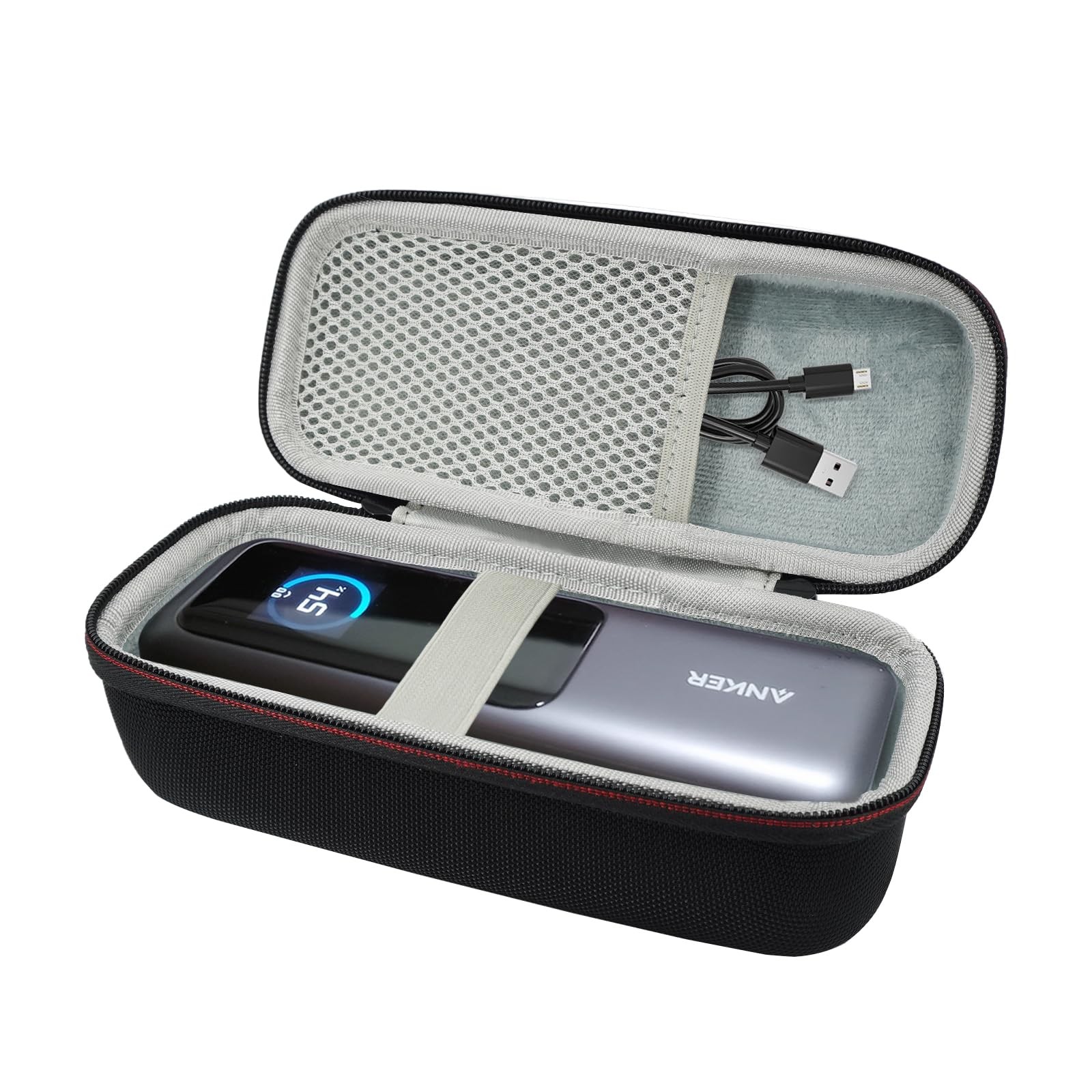 UNIBKXBKX Hard Travel Case for Anker Laptop Power Bank 25,000mAh Balck