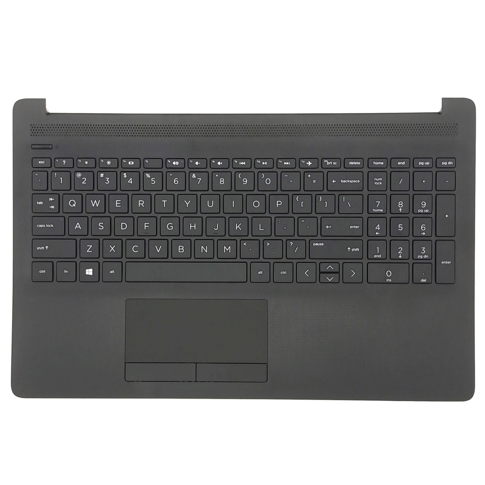New For HP 15-DA 15-DB Palmrest Non-Backlit Keyboard Touchpad L20387-001 US