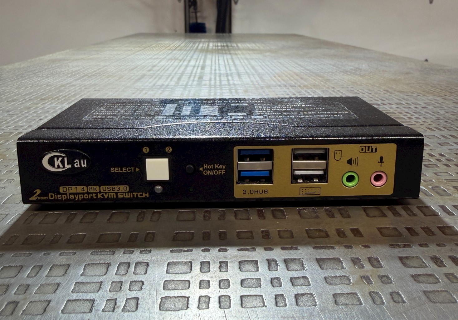 CKL 2 Port USB 3.0 Dual Monitor KVM Switch Displayport 1.4 8K@30Hz 4K@144Hz
