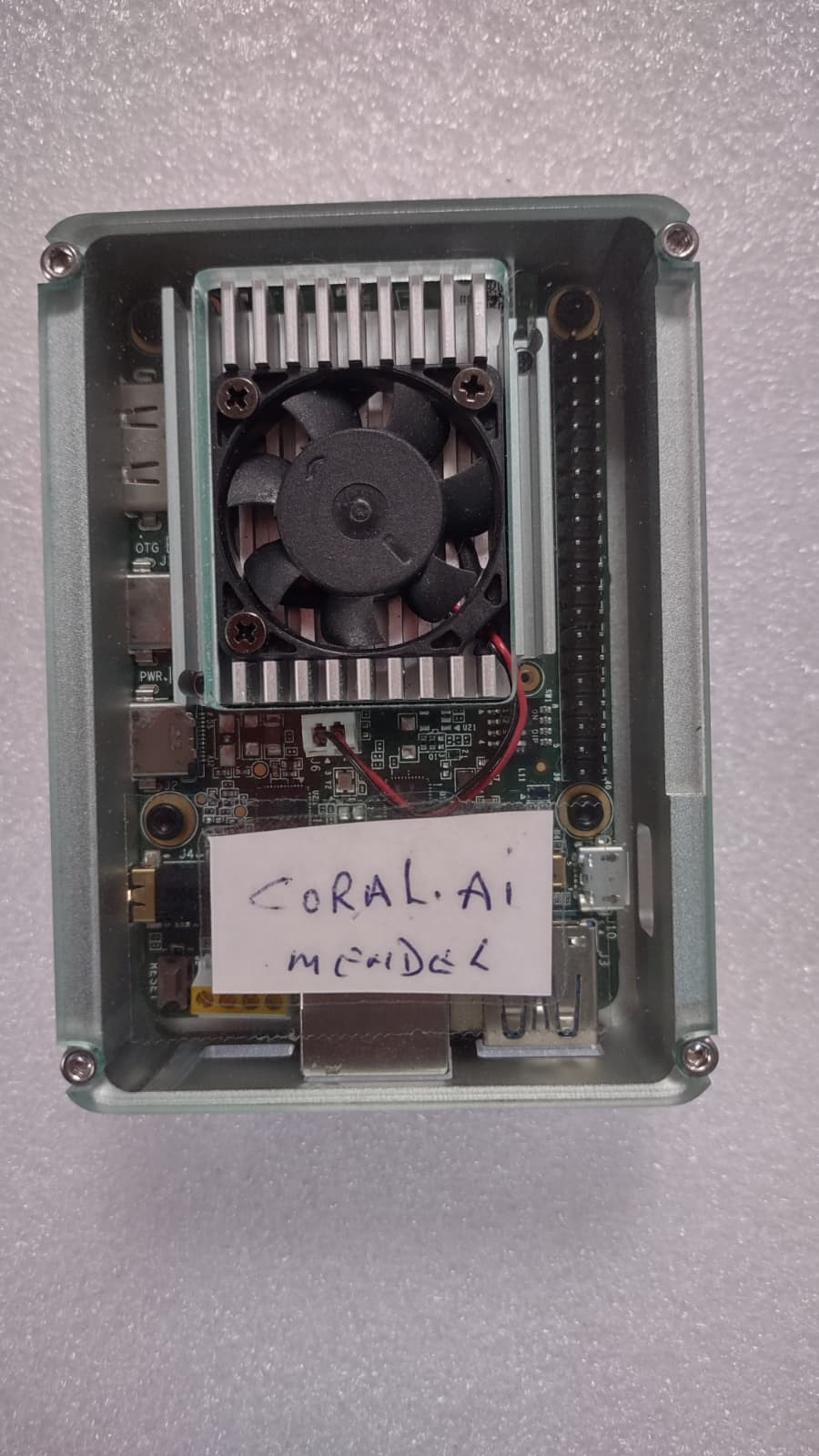 Google Coral Dev Board ML Computer - 1 GB RAM 8GB eMMC Edge TPU - With Case