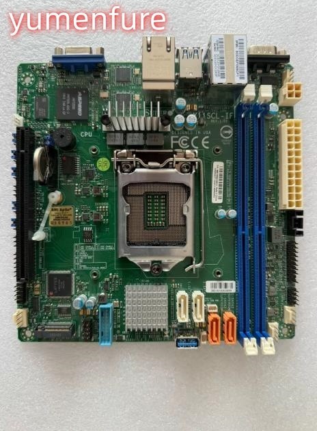 SuperMicro X11SCL-IF server motherboard C242 LGA1151 ITX 4 SATA3 DDR3 USB3.0