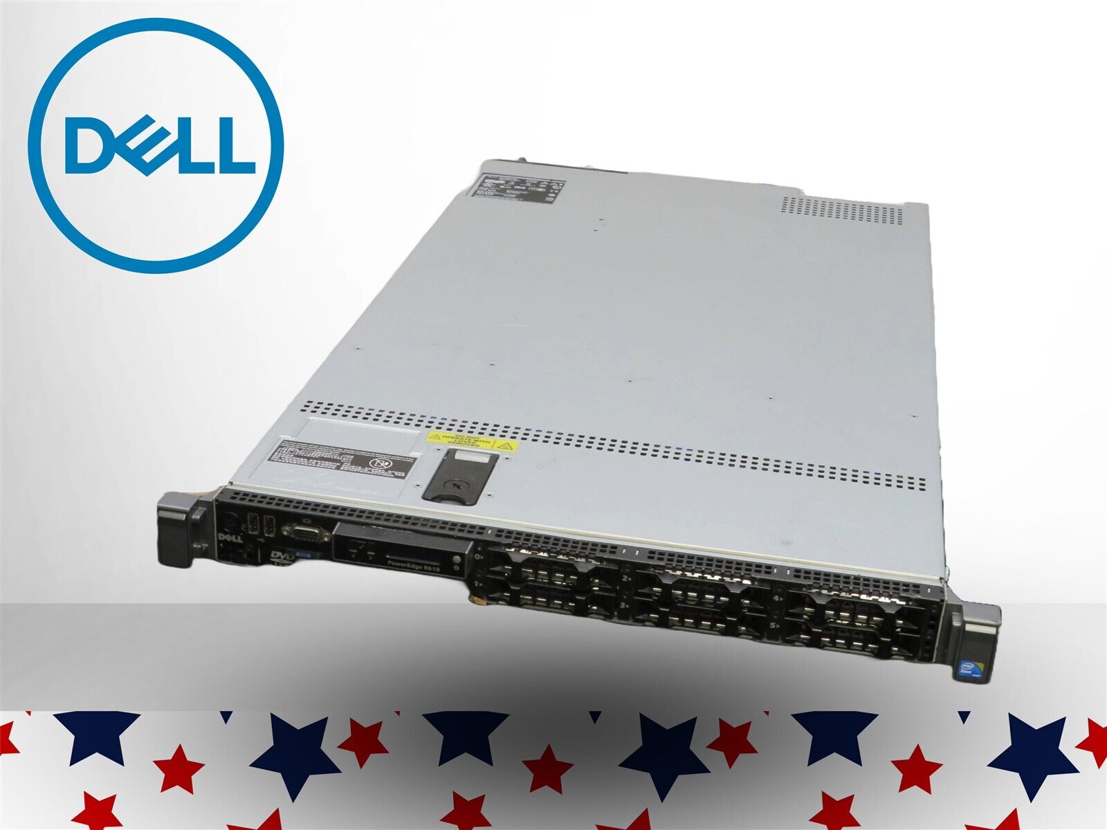 Dell PowerEdge R610 1U Server x2 Intel Xeon E5620@2.4GHZ 96GB RAM 