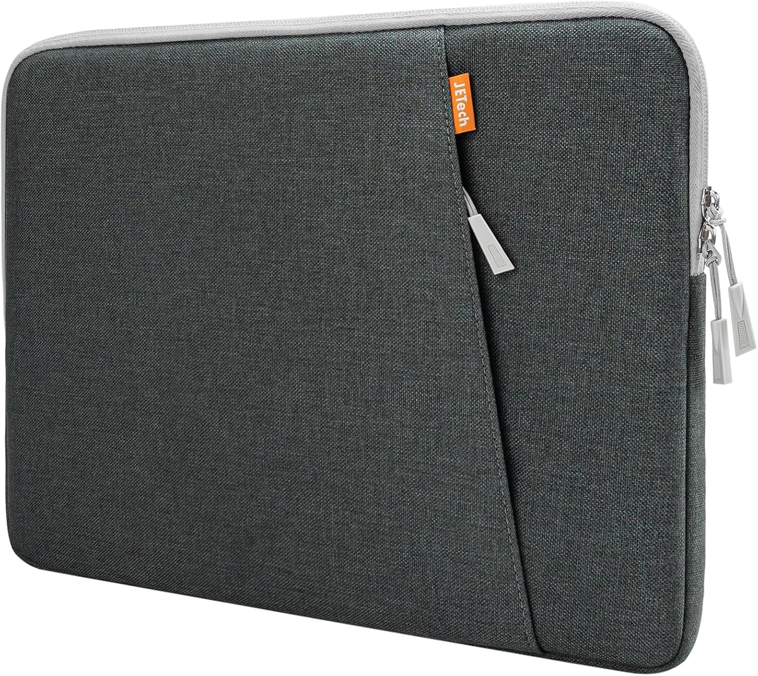 15-Inch Laptop Sleeve, Waterproof Shockproof Case for MacBook Air/Pro, Dark Grey