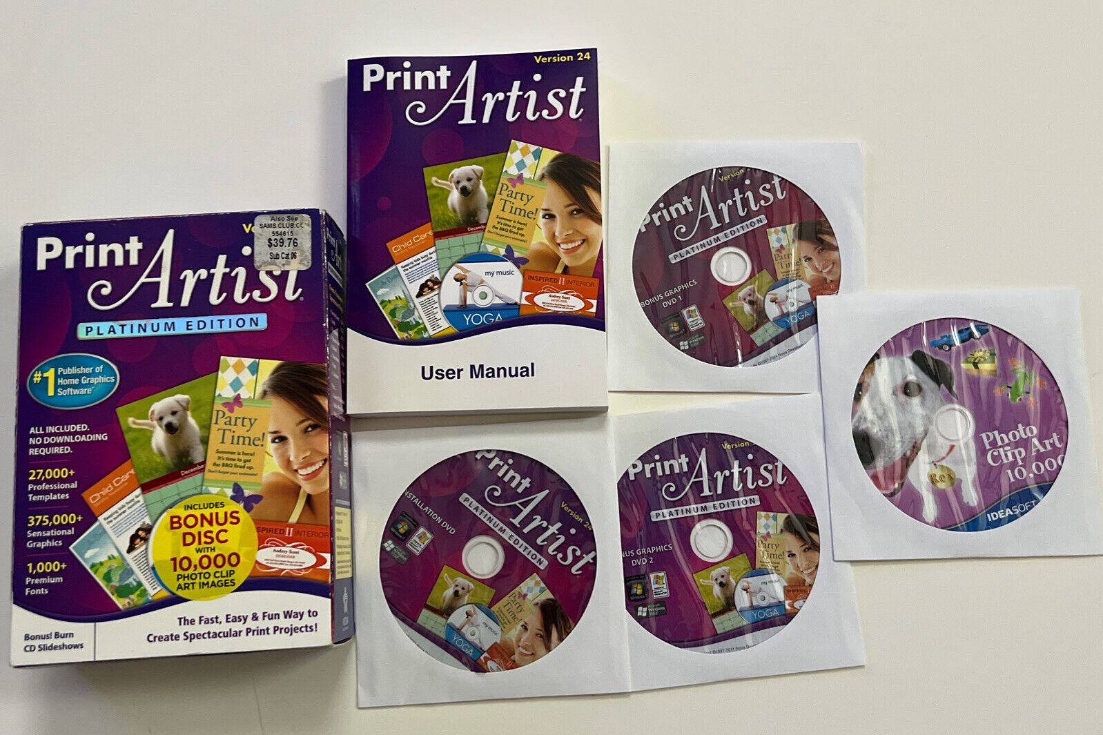 Print Artist Platinum Edition Version 24 - Windows XP, Vista, 7 & 8