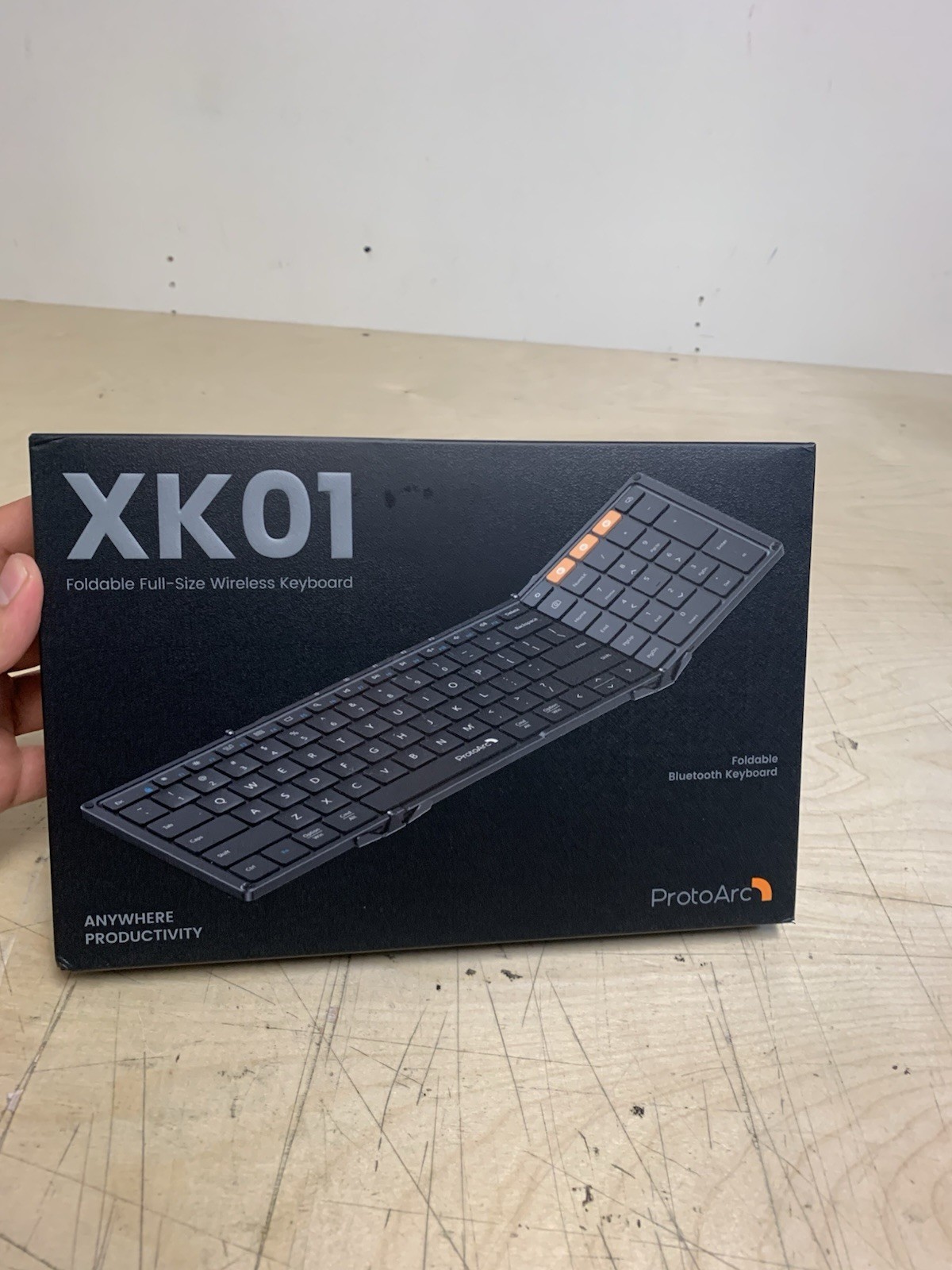 ProtoArc XK01 Foldable Full-Size Wireless Keyboard - USED