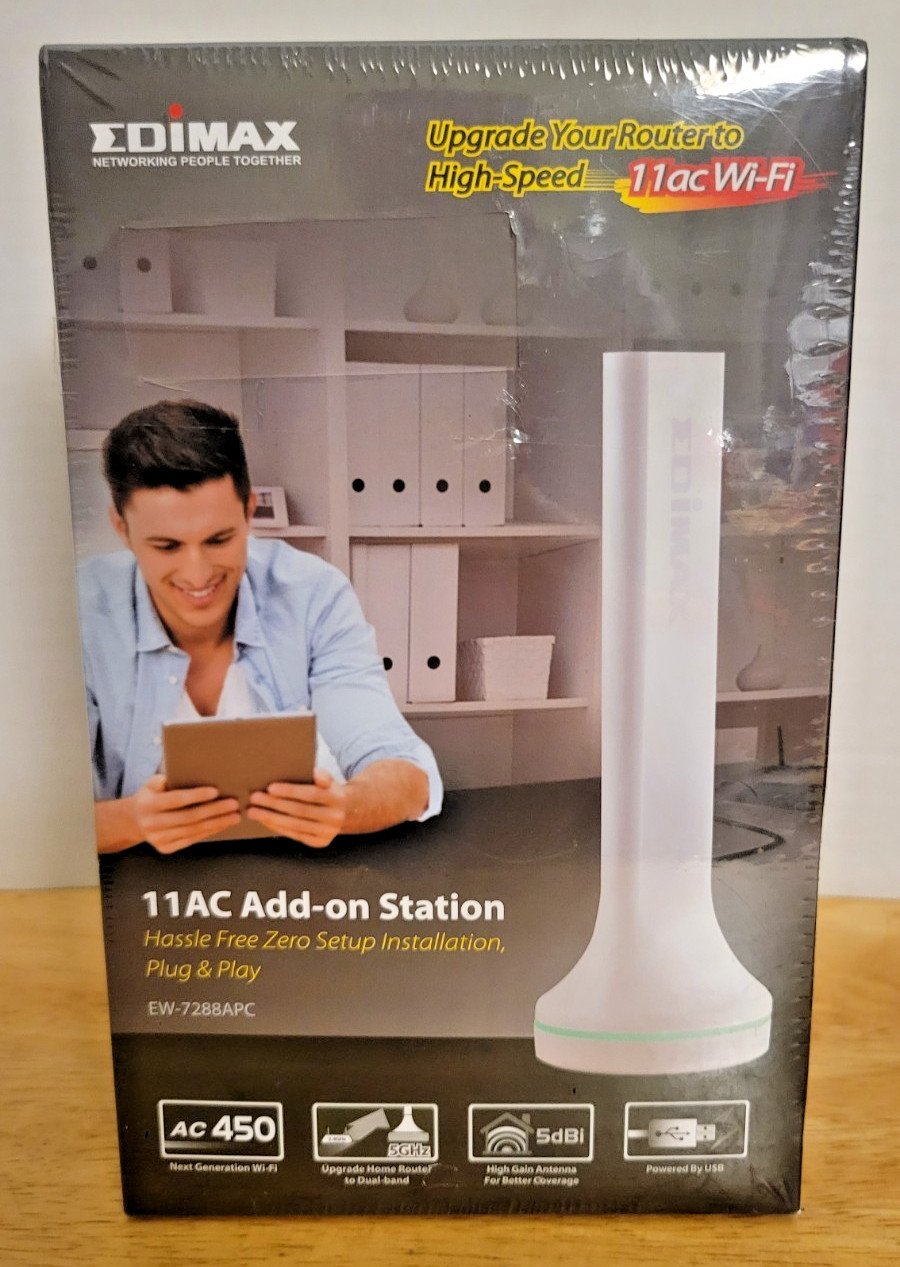 Edimax 11AC Wi-Fi Add-On Station Plug & Play NEW