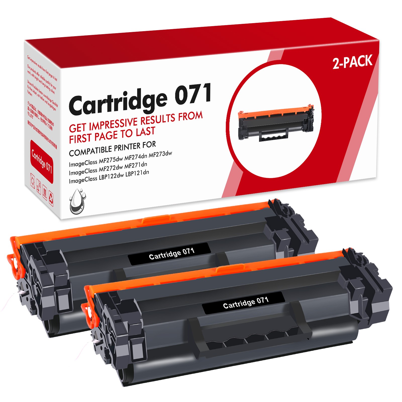 071 New Black Toner For Canon 071 CRG 071 LBP122dw LBP120dw MF272dw MF275 MF273