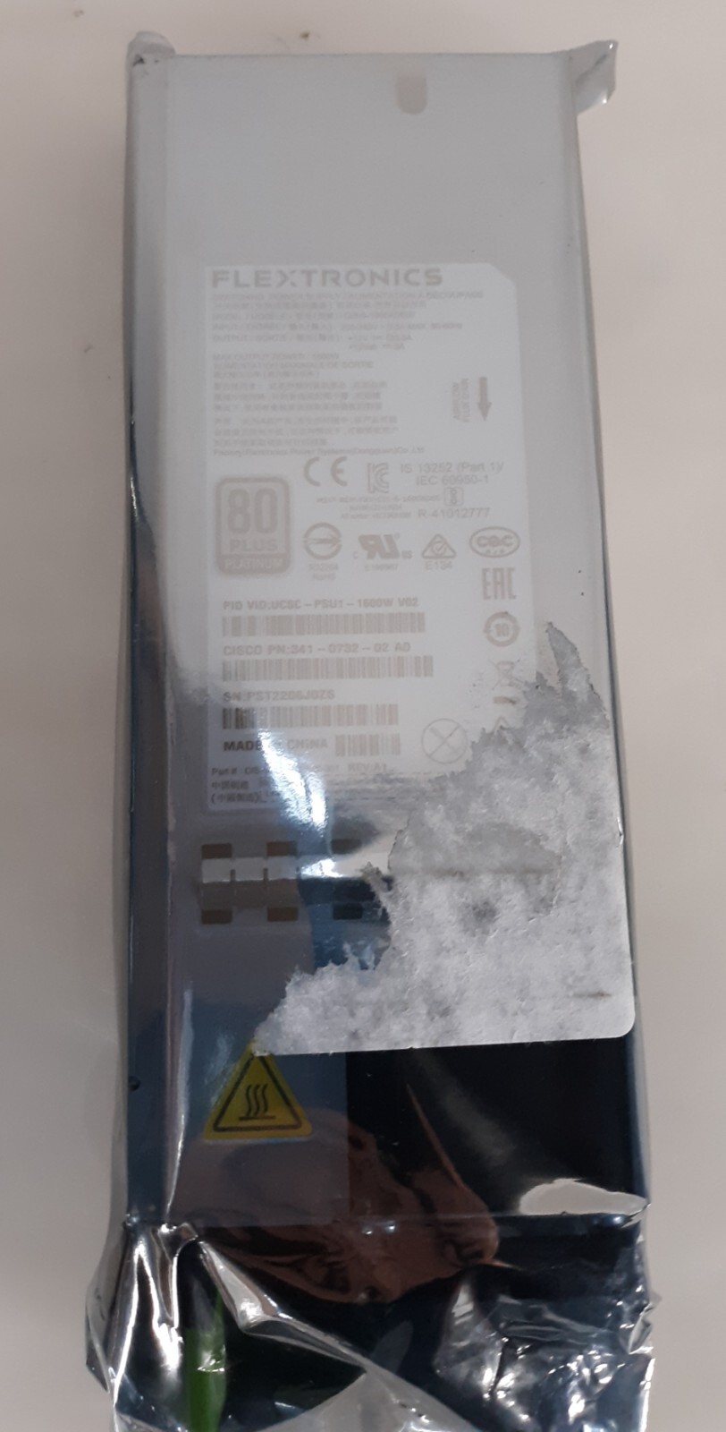 Cisco Flextronics UCSC-PSU1-1600W 80Plus Platinum 341-0732-02 PSU NEW *SEALED*