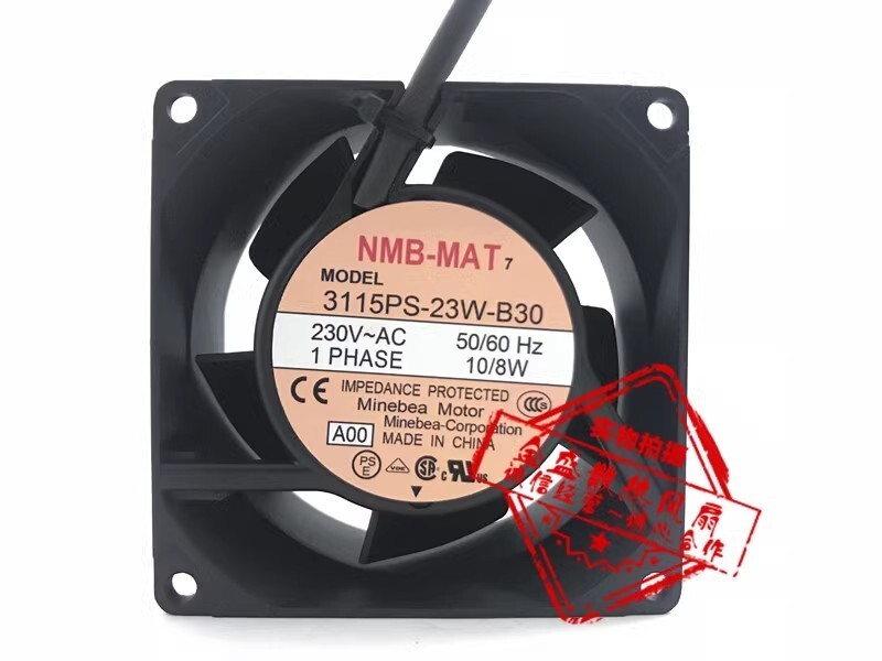 NMB 3115PS-23W-B30 8038 AC230V10/8W 8CM Inverter Cooling Fan