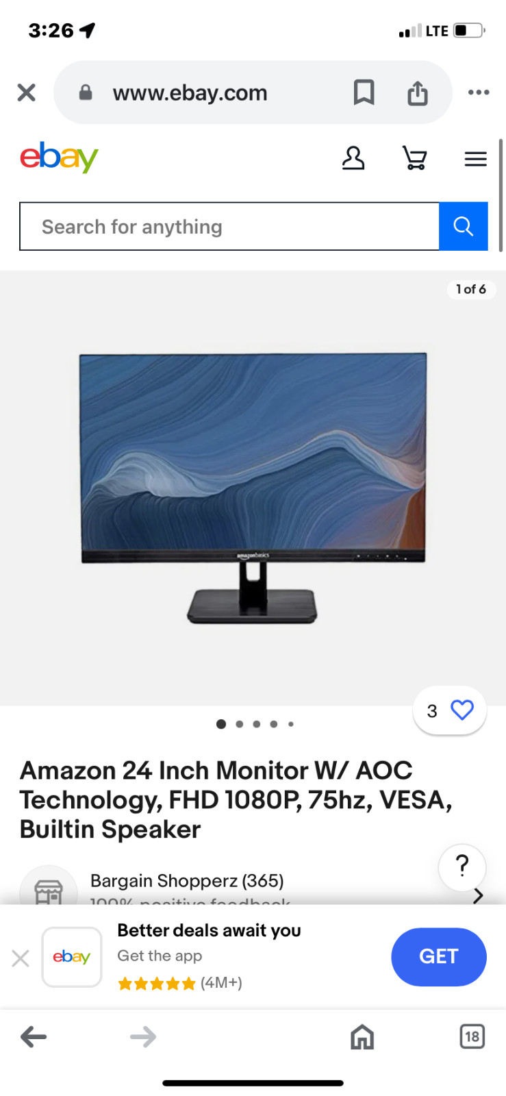 AOC G2 C24G2 24 inch LED Monitor