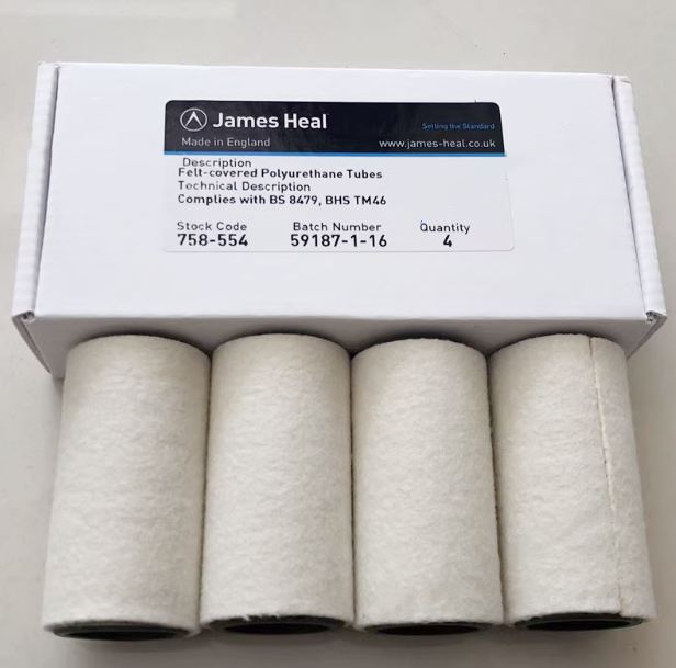4Pcs/Box New 758-554 Specimen tubes wool felt tubes hook and loop test BS 8479