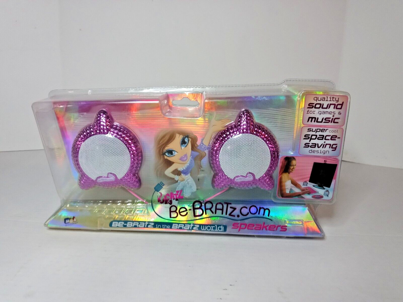 Sealed Bratz Dolls Be-Bratz Kids Computer Desktop Speakers  New