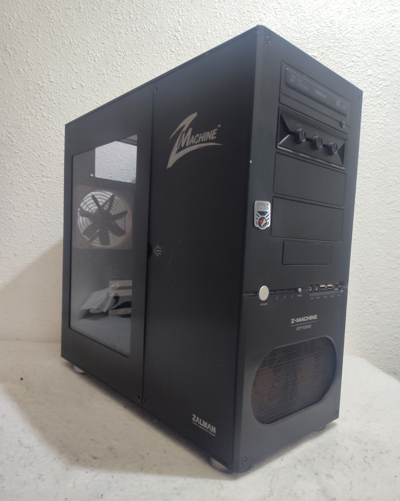 ZALMAN Z-MACHINE GT1000 W/NOCTUA fans Aluminum ATX PC Case ZMachine GT-1000