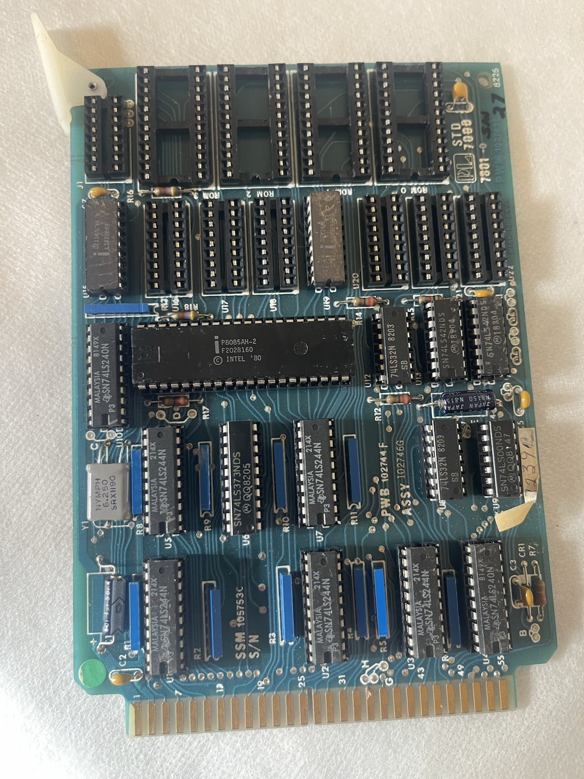 Vintage Pro-Log 7801-0 STD Bus CPU Board Intel C8085A Seiko READ DESC / NO ROM