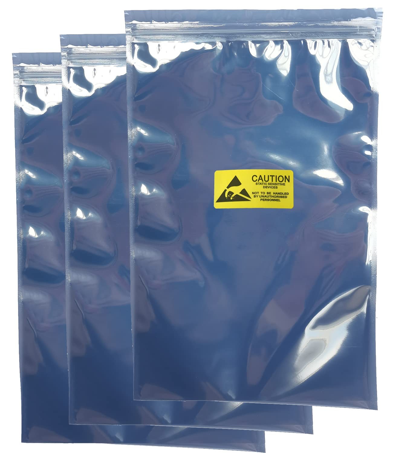 Anti Static Bags, 25pcs Large Resealable ESD Bags 7.87x11.8in with Labels for...