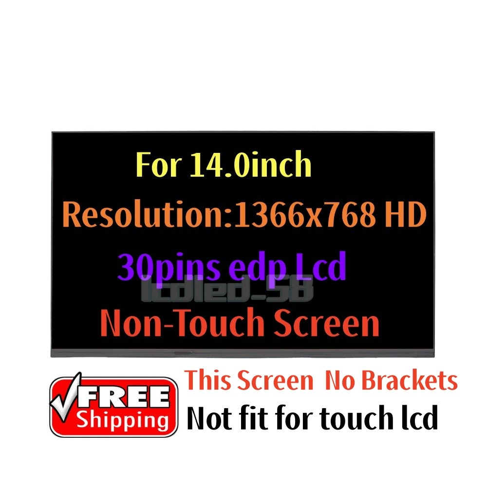 B140XTN07.5 Screen For HP PN M21392-001 LCD DISPLAY RAW PANEL14.0 HD AG 30pins