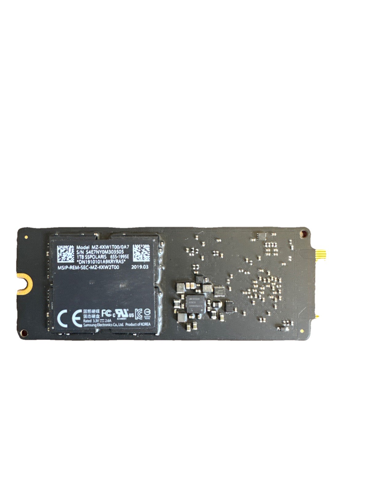 iMac A2115 Samsung 1TB SSD Solid State Drive MZ-KKW1T00/0A7 655-1995E