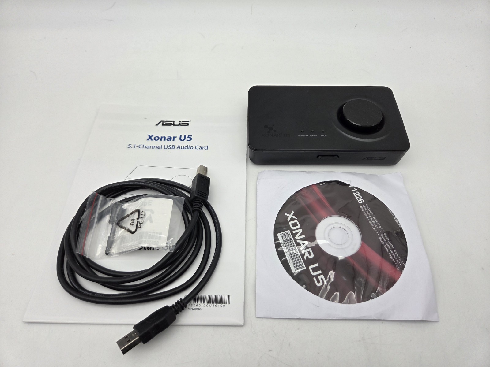 ASUS Xonar U5 External 5.1 Sound Card
