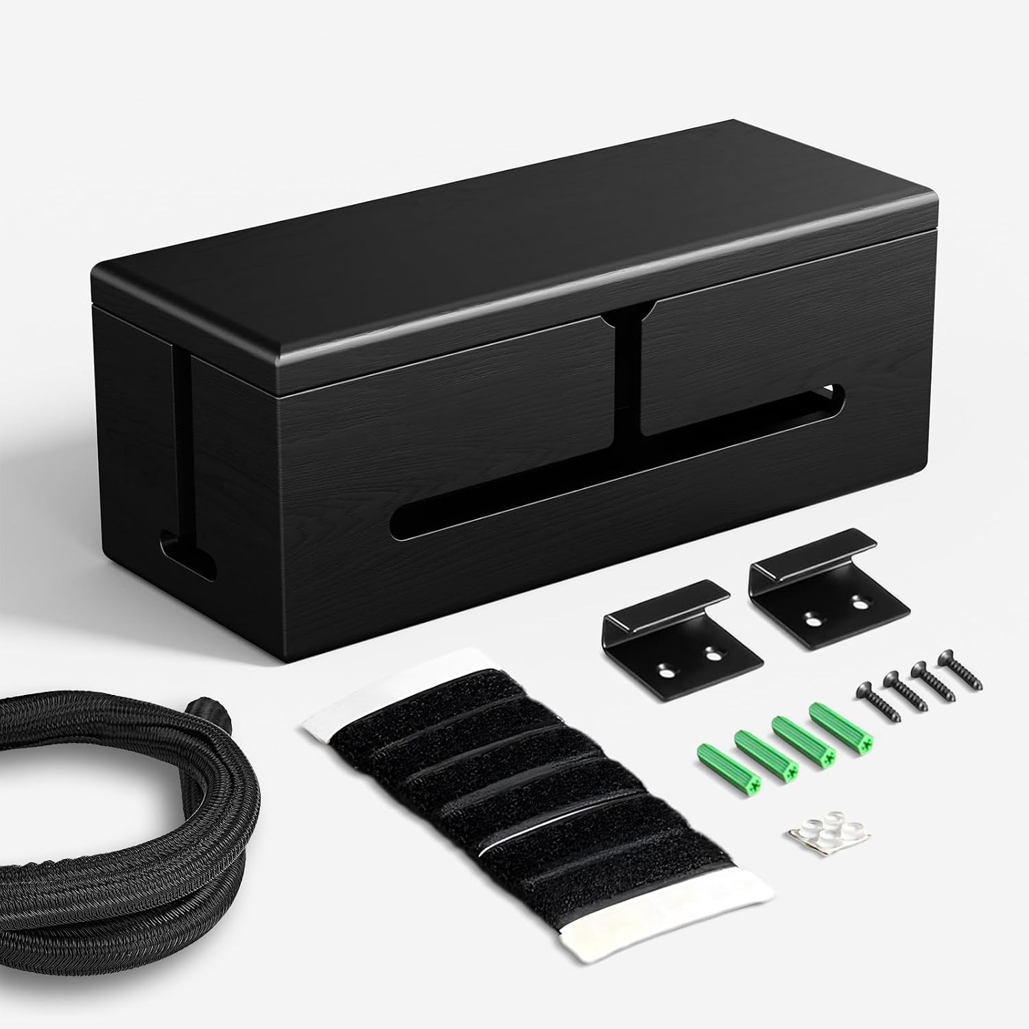 Large Cable Management Box-Stylish Wire Organizer, Wire Concealer and Wire
