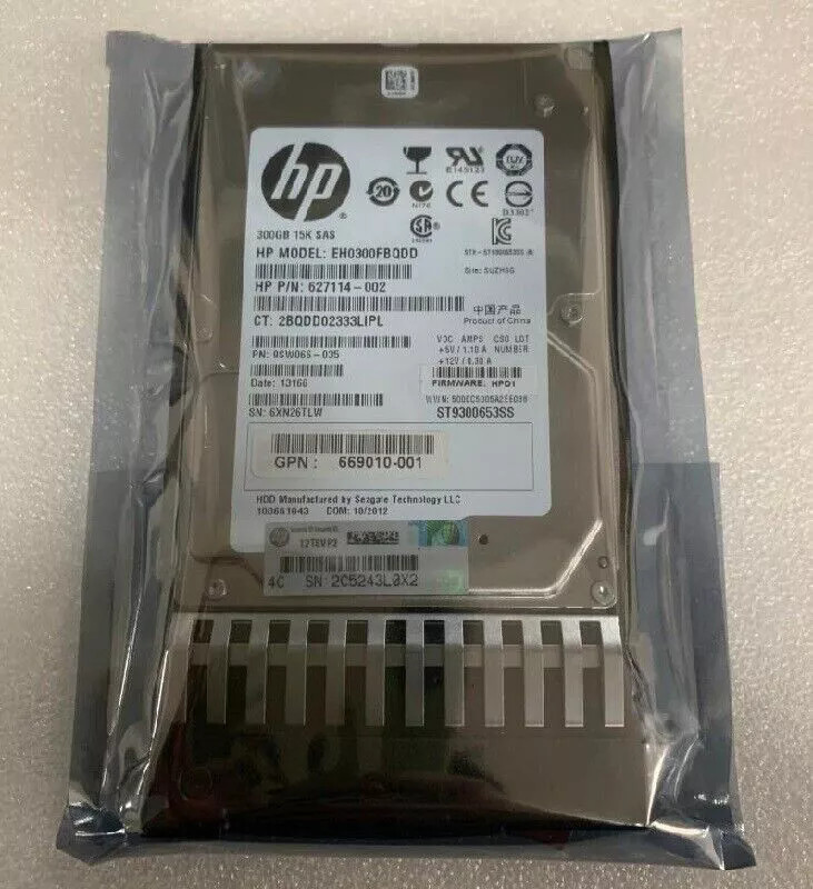 NEW QR477A 665750-001 669010-001 HP M6625 300GB 6G SAS 15K 2.5IN HDD Hard Drive