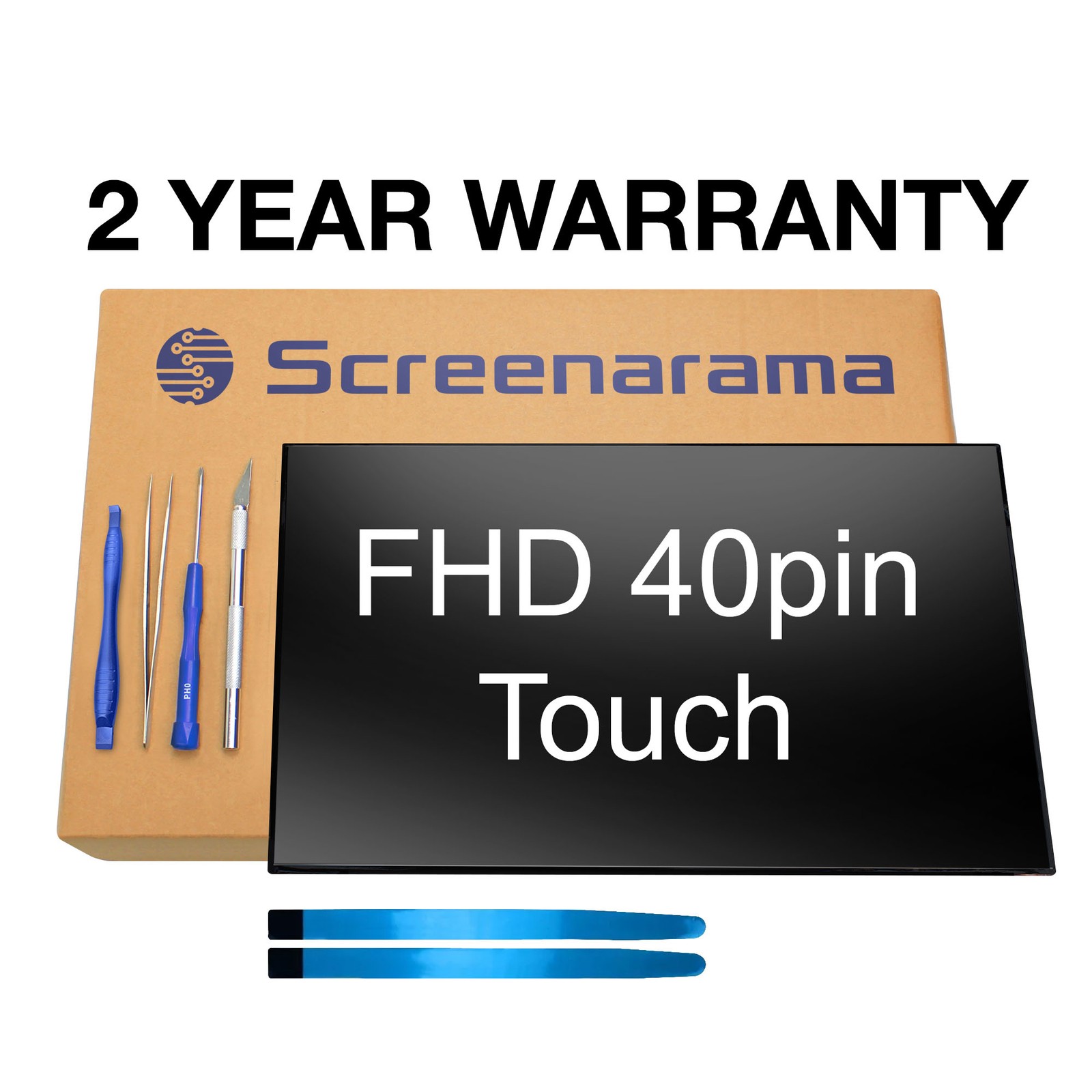 BOE NV140FHM-T0A 40pin FHD 1080p IPS LED LCD Touch Screen SCREENARAMA * FAST