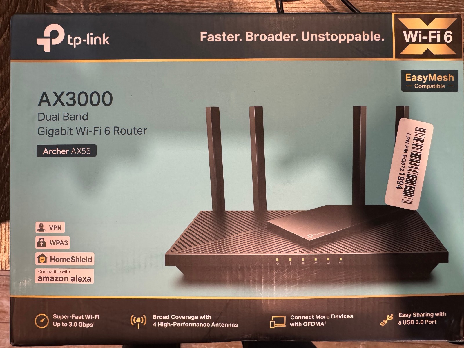 TP-LINK Archer AX3000 Dual-Band Wi-Fi 6 Router