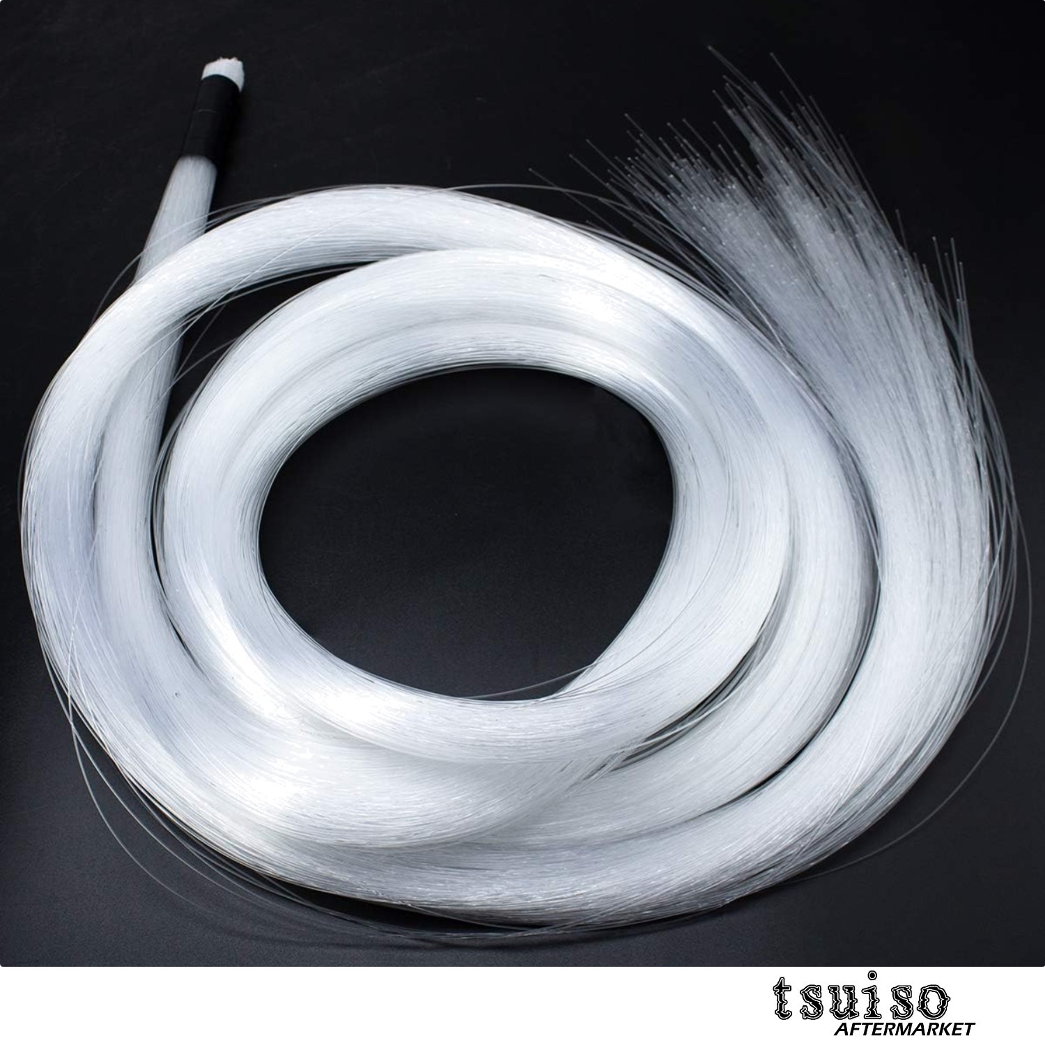 End Glow Fiber Optic Strands - 13.1ft Twinkling Starlight for Indoor & Outdoor