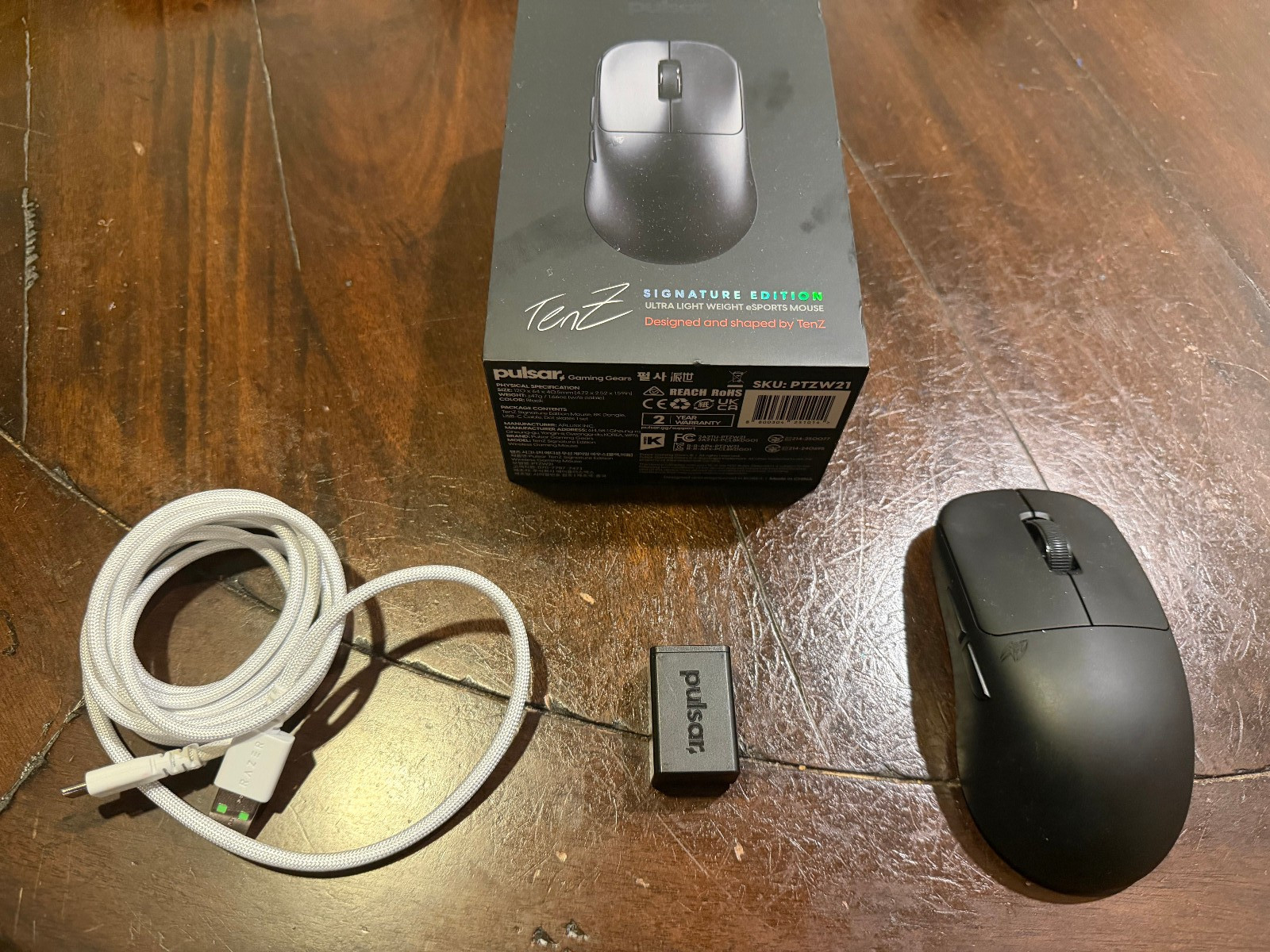 Pulsar Tenz Signature Edition Gaming Mouse Black 8KHz