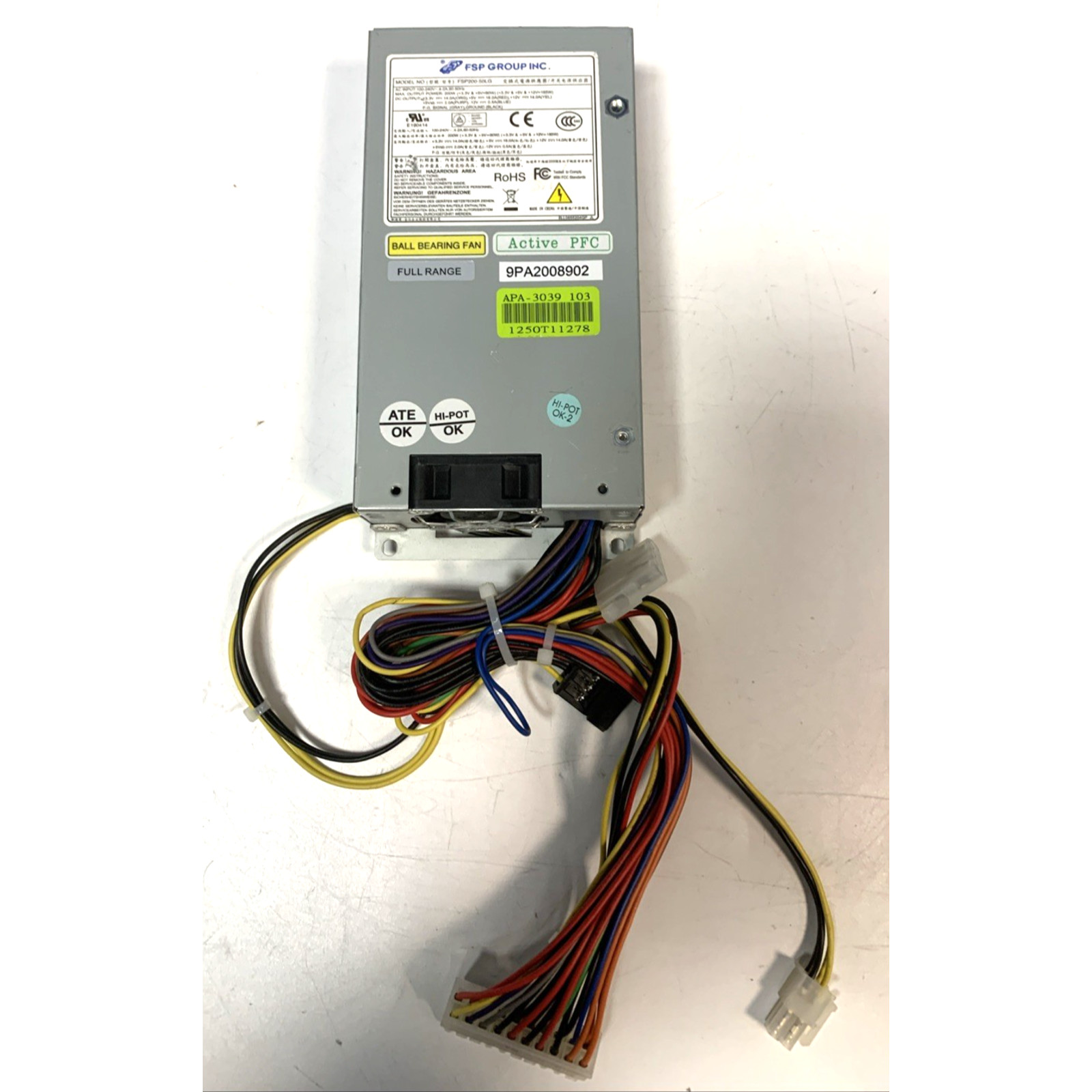 FSP Group FSP200-50LG 200-watt Flex ATX Switching Power Supply P/N:9PA2008902