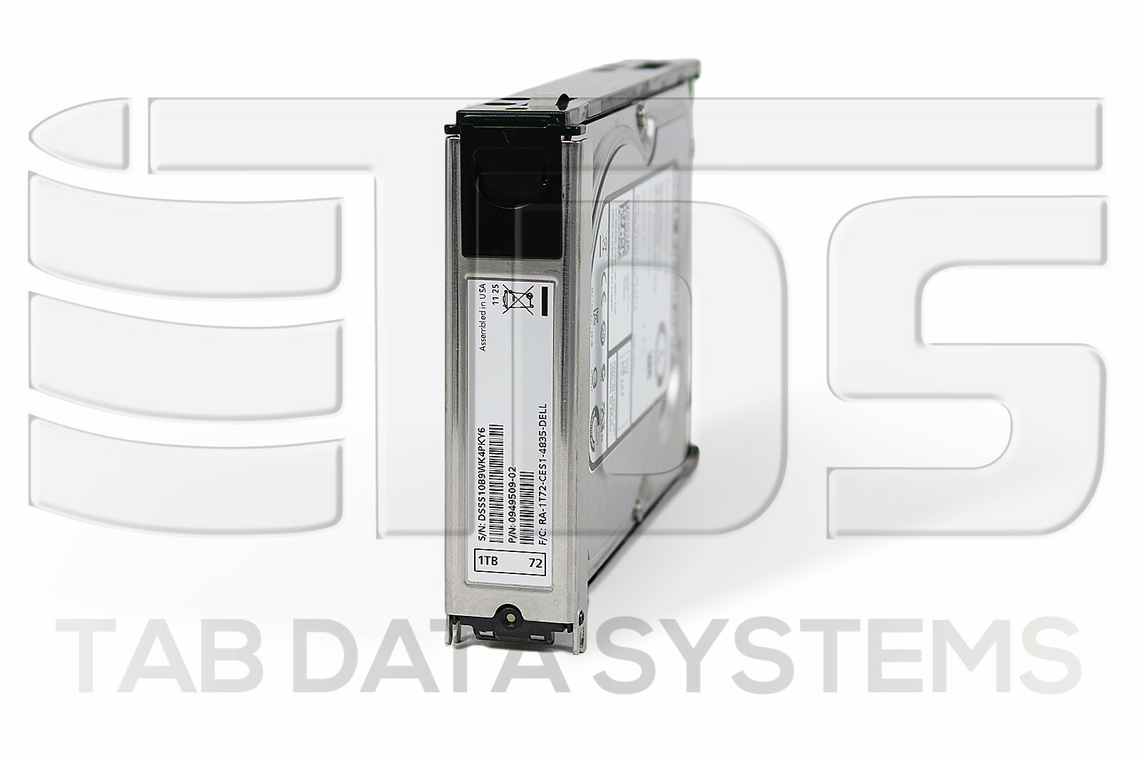Dell 02HR85 2HR85 EqualLogic 1TB 7.2K 6Gbps 3.5" SATA HDD PS6500 Tray 0949509-02