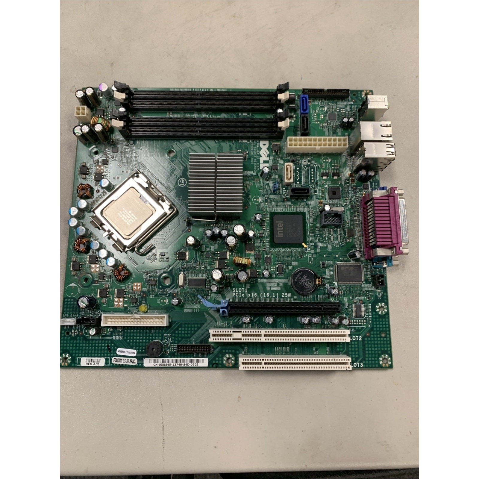 Dell Optiplex 755 Motherboard CN-0DR845 + Intel Core2Duo E6550 CPU -0DR845/SLA9X