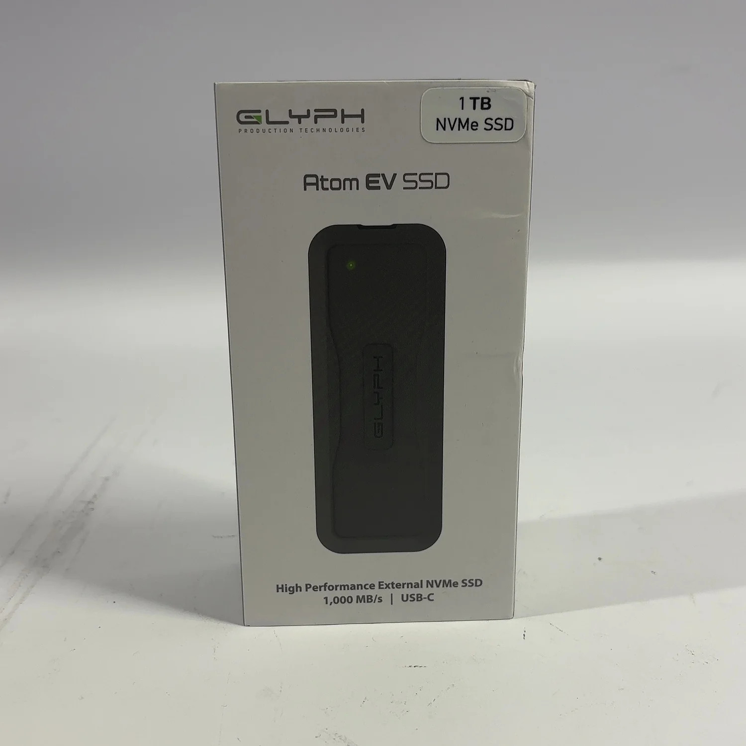 New GLYPH Portable Atom Ev SSD 1TB USB-C to USB-C SSD A1000EV