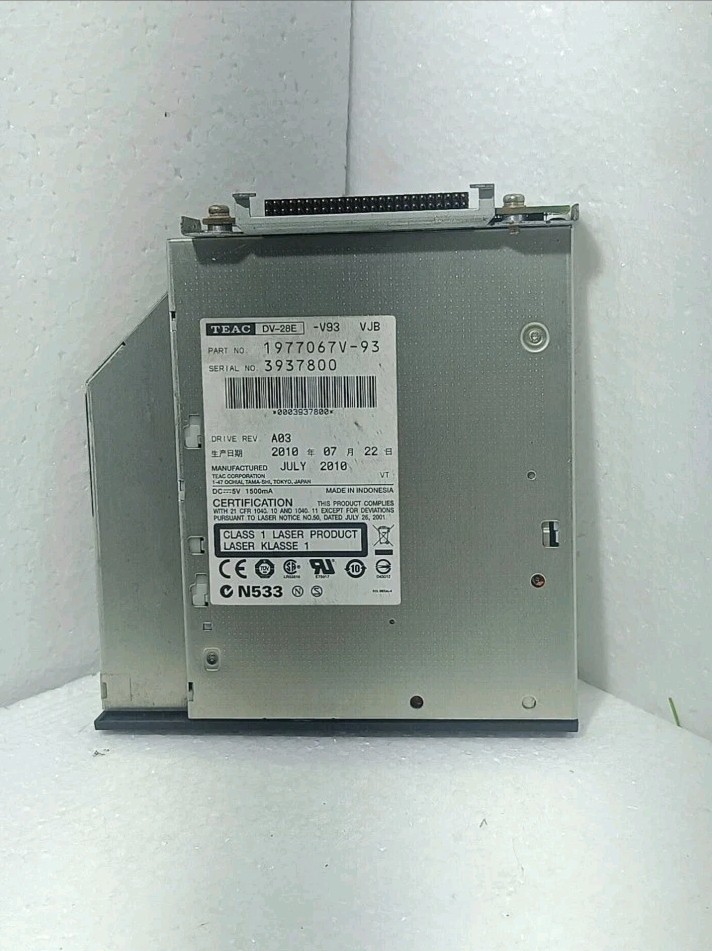 TEAC DV-28E V93 VJB 1977067V-93 Slim Internal N5 Black DVD-Rom Drive - USED