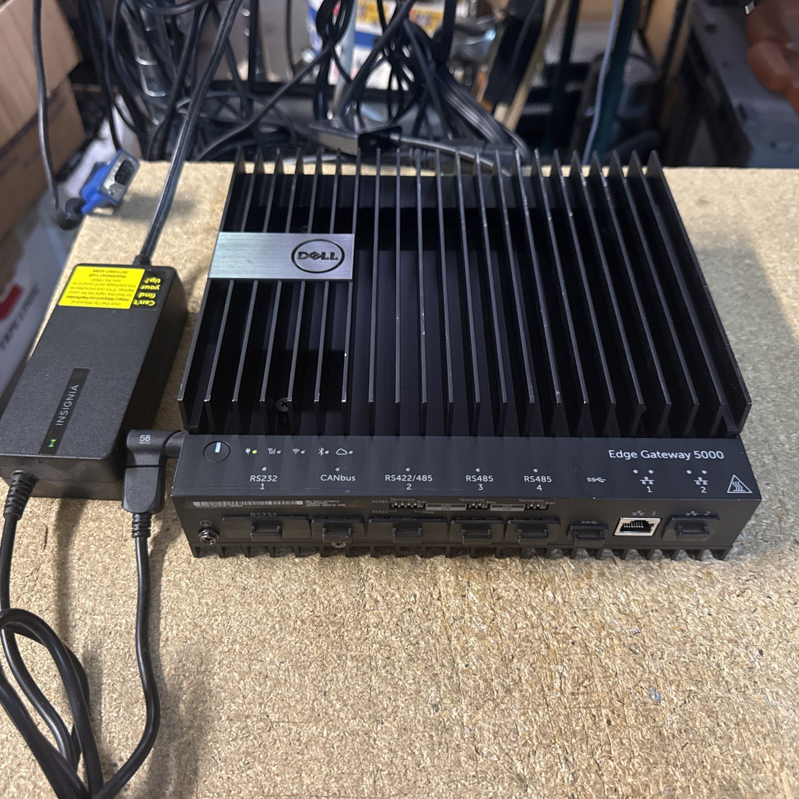 DELL EDGE GATEWAY 5000 INTEL ATOM E3827 1.74GHZ 8GB RAM 64GB SSD w/ PWR