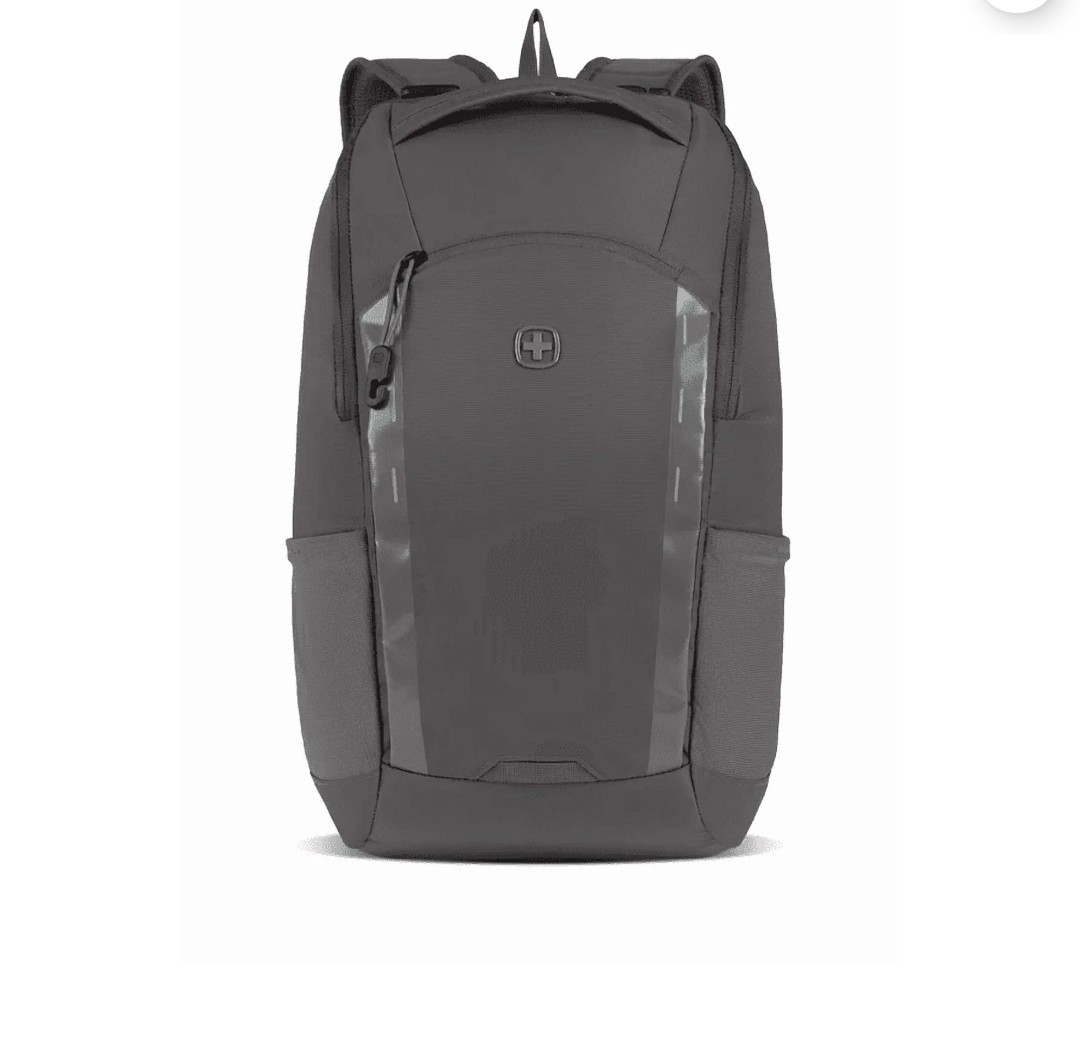 SwissGear Discreet 15 inch Laptop Backpack Charchoal Gray Padded laptop sleeve