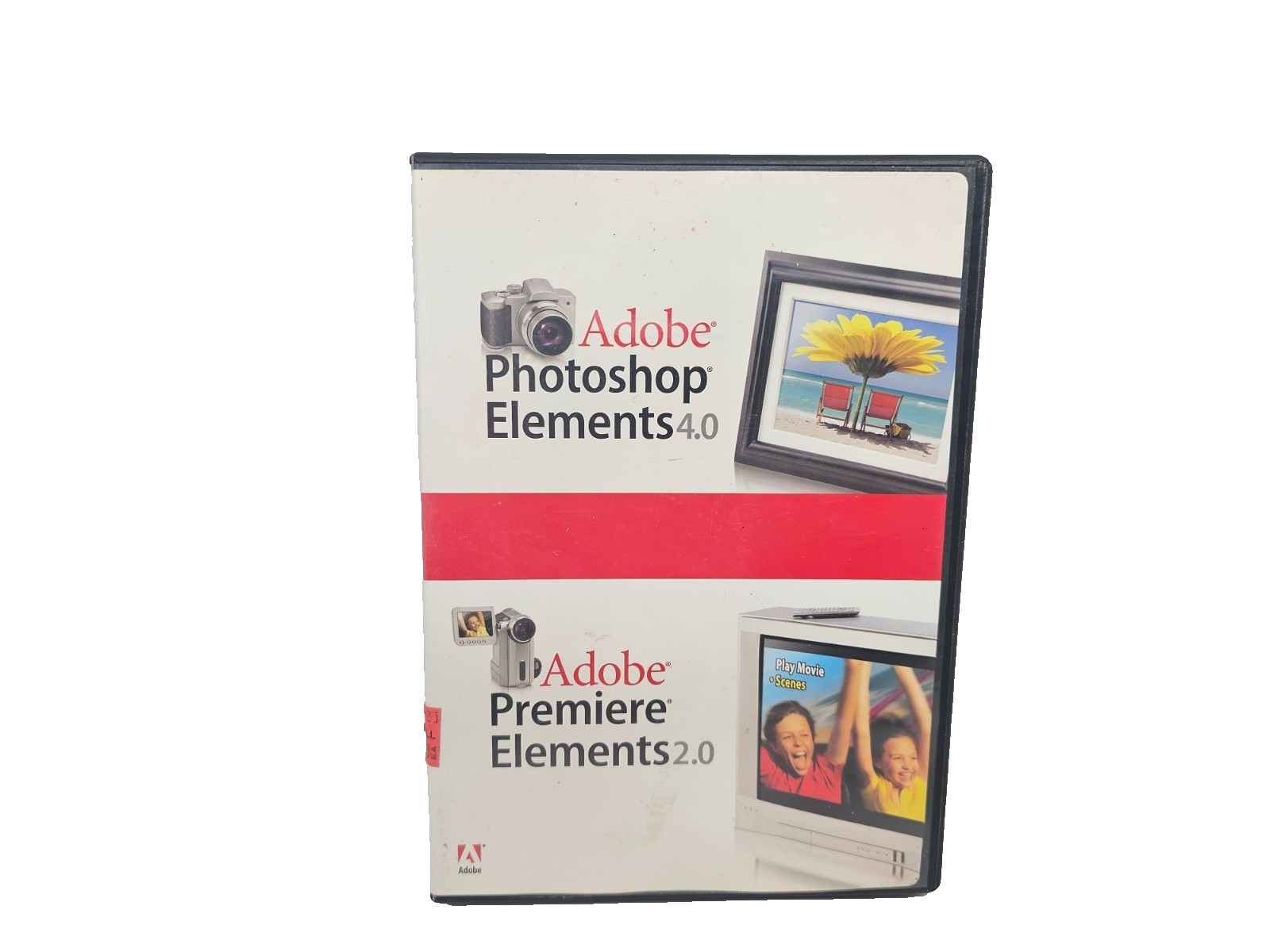 Adobe Photoshop Elements 4.0 & Premiere Elements 2.0 Original Retail Box Set