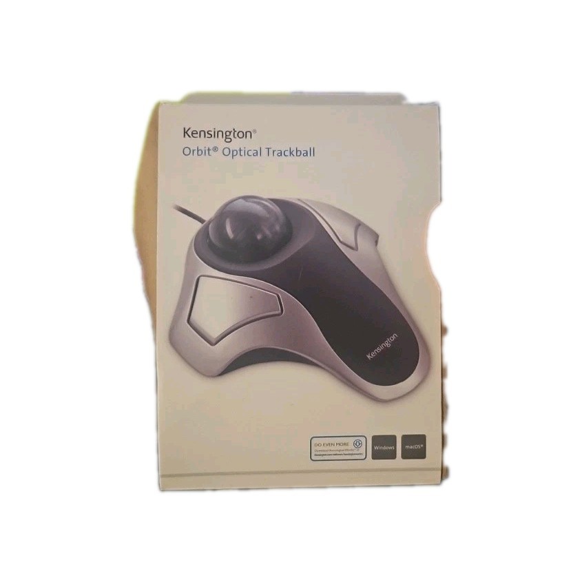 Kensington Orbit Optical Trackball Mouse Windows Mac - NEW OPEN BOX 
